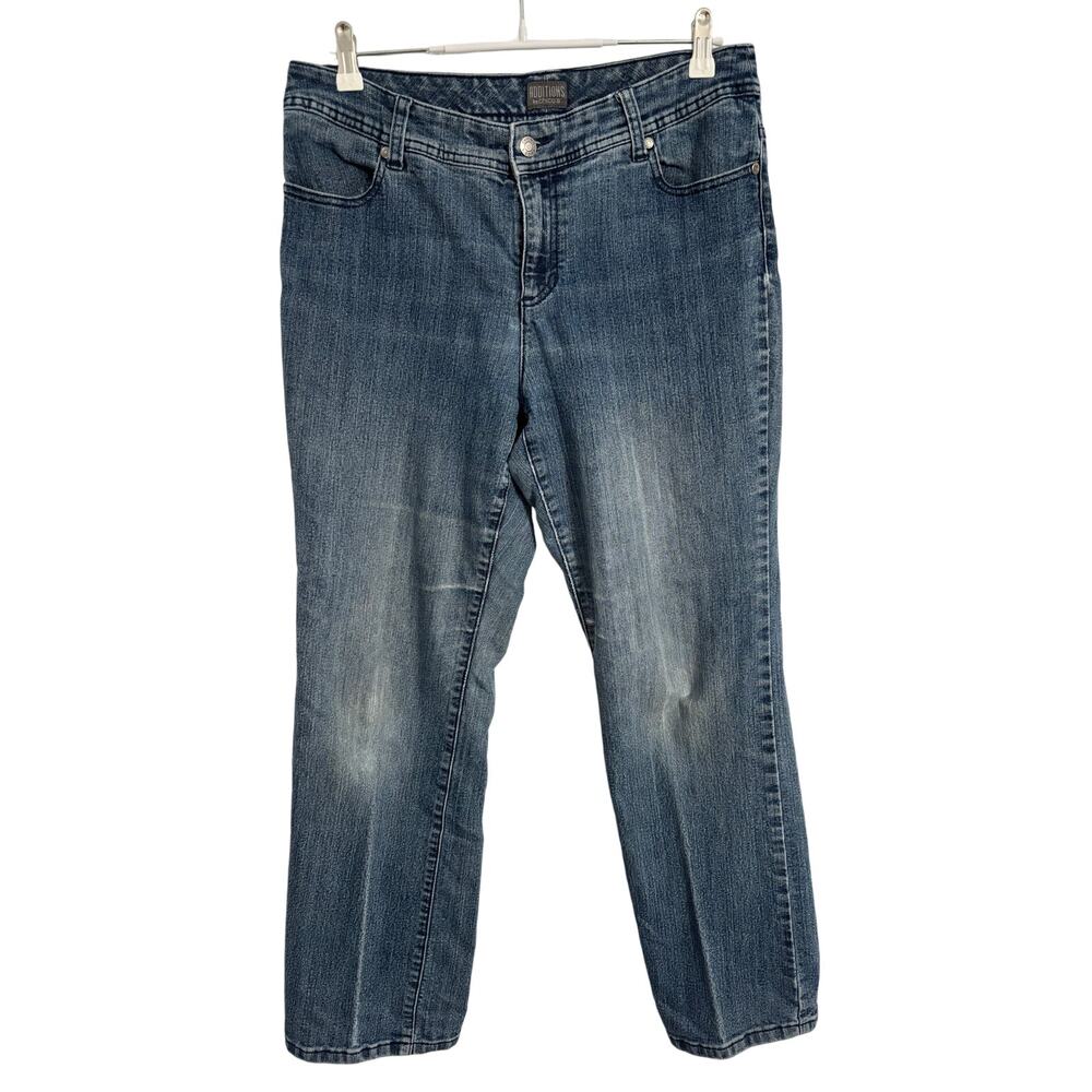 Chico's Women's 1.5S US10 Classic Stretch Denim Jeans Western Cowgirl Mid Rise
